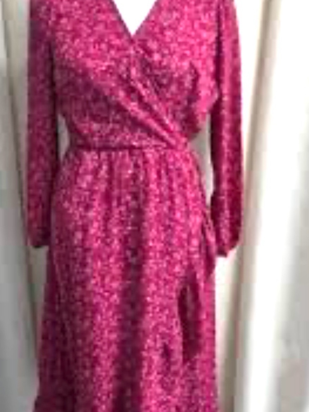 Old Navy Ruffle-Trim Faux Wrap Midi Dress